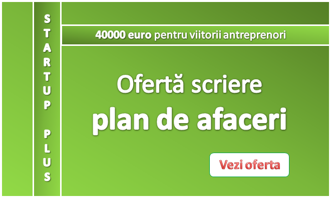 Ofertă specială – plan de afaceri Start-up Plus