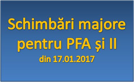 Noi reguli pentru PFA si II! Vezi ce schimbări majore intră în vigoare!