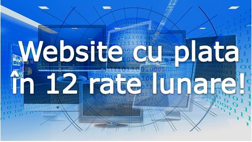 Super Ofertă – Website de prezentare, cu plata în rate!