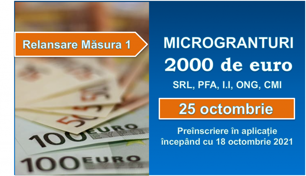 Relansare Masura 1 Microgranturi 2021